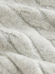 Grey Cable Knit Crew Neck Jumper (3-16yrs) - Image 7 of 8