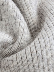 Grey Trophy Neck Knitted Jumper (3-16yrs) - Image 3 of 4