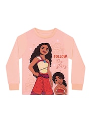 Character Pink Disney Moana 2 Long Sleeve Pyjamas - Image 2 of 11