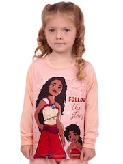 Character Pink Disney Moana 2 Long Sleeve Pyjamas - Image 8 of 11
