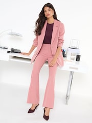 Friends Like These Pink Boyfriend Premium Tailored Blazer - Image 1 of 4