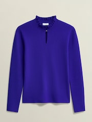 Hobbs Blue Cecilia Jumper - Image 4 of 4