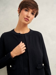 Hobbs Black Petra Knitted Cardigans - Image 5 of 7