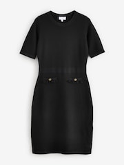 Hobbs Black Petra Knitted Dress - Image 1 of 1