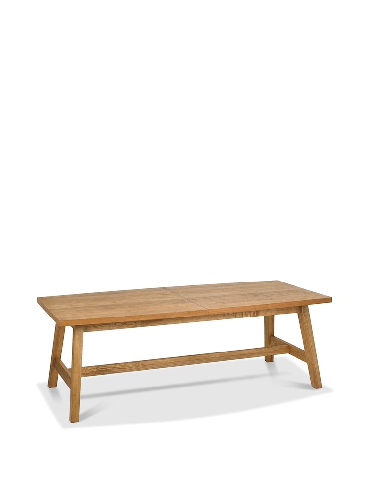 Bentley Designs Oak Camden Rustic Oak 6-8 Extenable Dining Table - Image 2 of 5