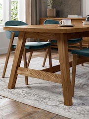 Bentley Designs Oak Camden Rustic Oak 4-6 Extenable Dining Table - Image 2 of 6