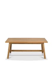 Bentley Designs Oak Camden Rustic Oak 4-6 Extenable Dining Table - Image 4 of 6