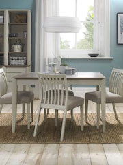 Bentley Designs Grey Bergen 4-6 Seater Extendable Dining Table - Image 1 of 5