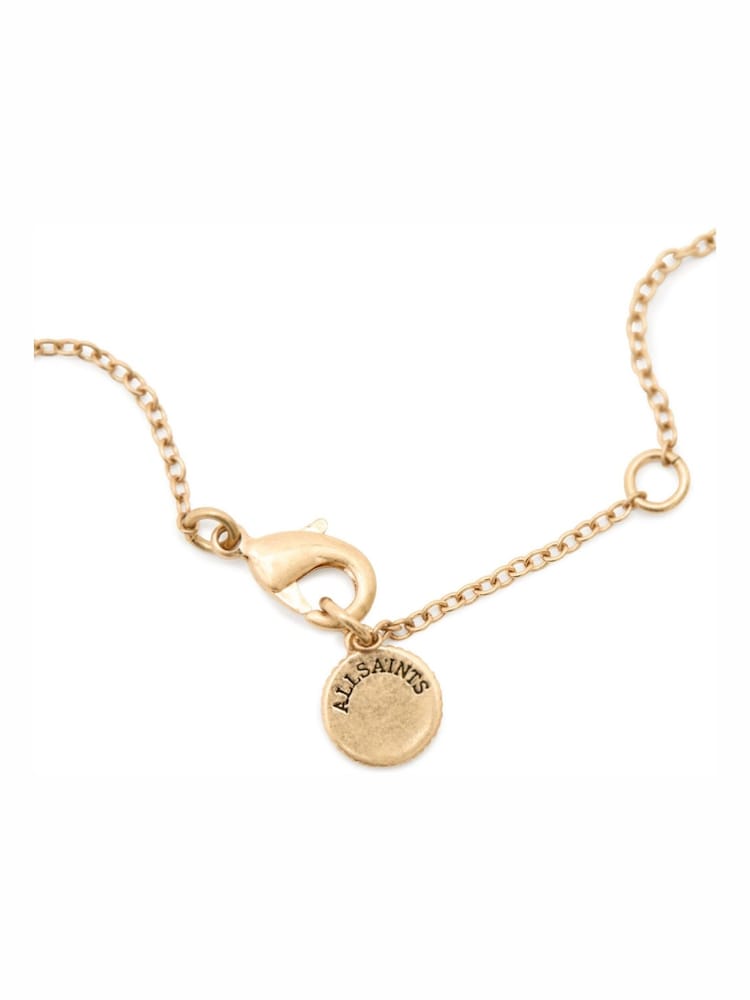 AllSaints Gold Tone Sunburst Pendant Necklace - Image 4 of 4 AllSaints Gold Tone Sunburst Pendant Necklace - Image 4 of 4