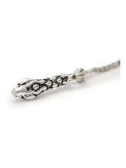 AllSaints Silver Tone Serpent Threader Earrings - Image 2 of 4