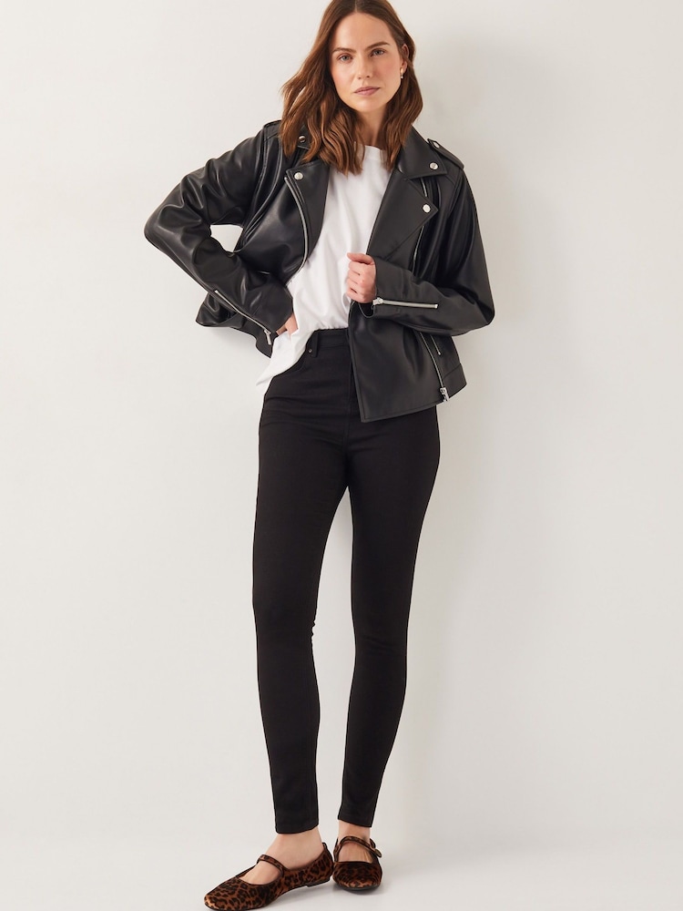 Monsoon Black Nadia High Waisted Skinny Jeans - Image 1 of 4