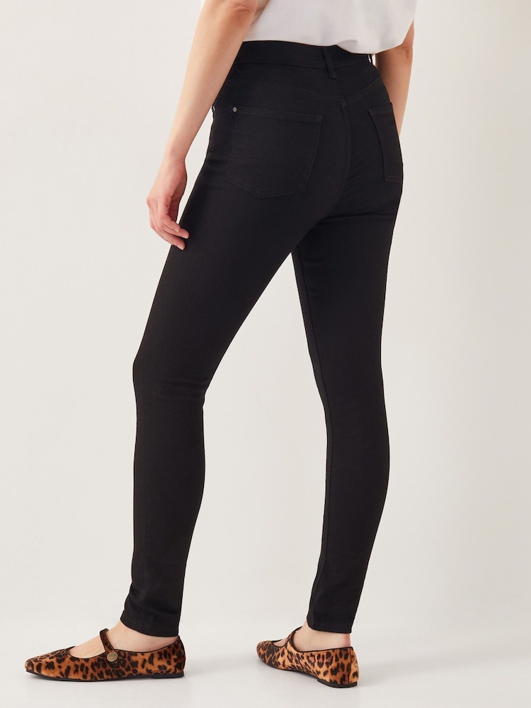 Monsoon Black Nadia High Waisted Skinny Jeans - Image 3 of 4