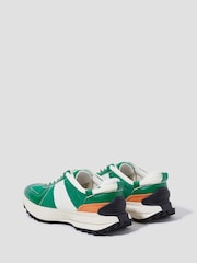 Monsoon Green Tyra Faux Leather Trainers - Image 2 of 3