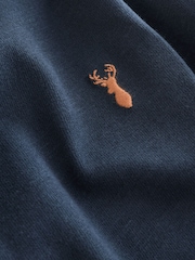 Khaki/Tan/Purple/Navy Stag Logo Long Sleeve Cosy T-Shirts 4 Pack (3-16yrs) - Image 9 of 10