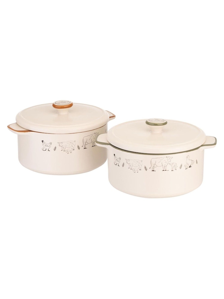 Woodbury Lane 2 Pack Natural Mini Casserole Dishes - Image 5 of 5