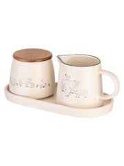 Woodbury Lane Natural Sugar and Milk Jug Set - Image 3 of 3