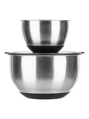 Luxe Set of 2 Stainless Steel Mixing Bowls - صورة 3 من 4