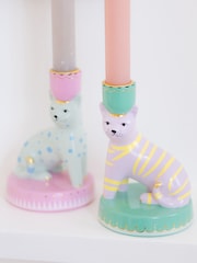 Yvonne Ellen Green Animal Candlestick Holders - Image 1 of 6