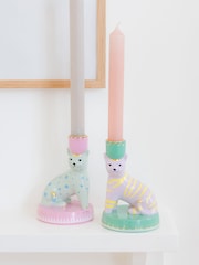 Yvonne Ellen Green Animal Candlestick Holders - Image 4 of 6