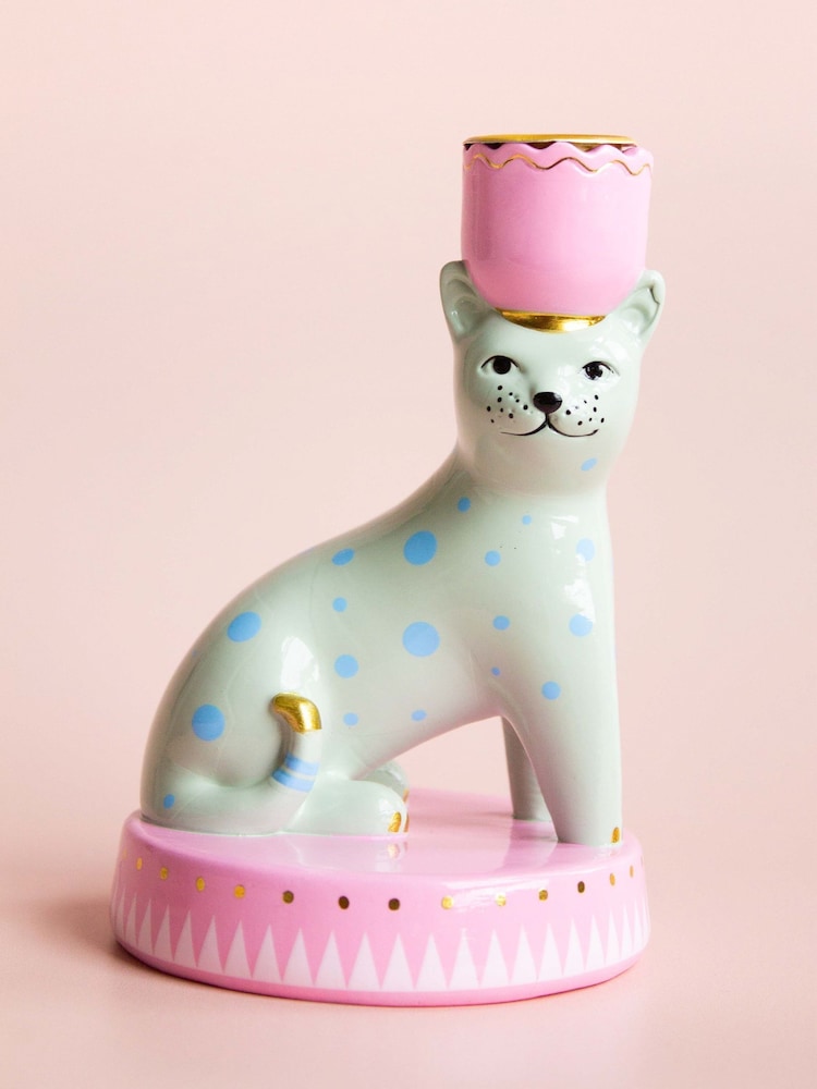 Yvonne Ellen Green Animal Candlestick Holders - Image 6 of 6