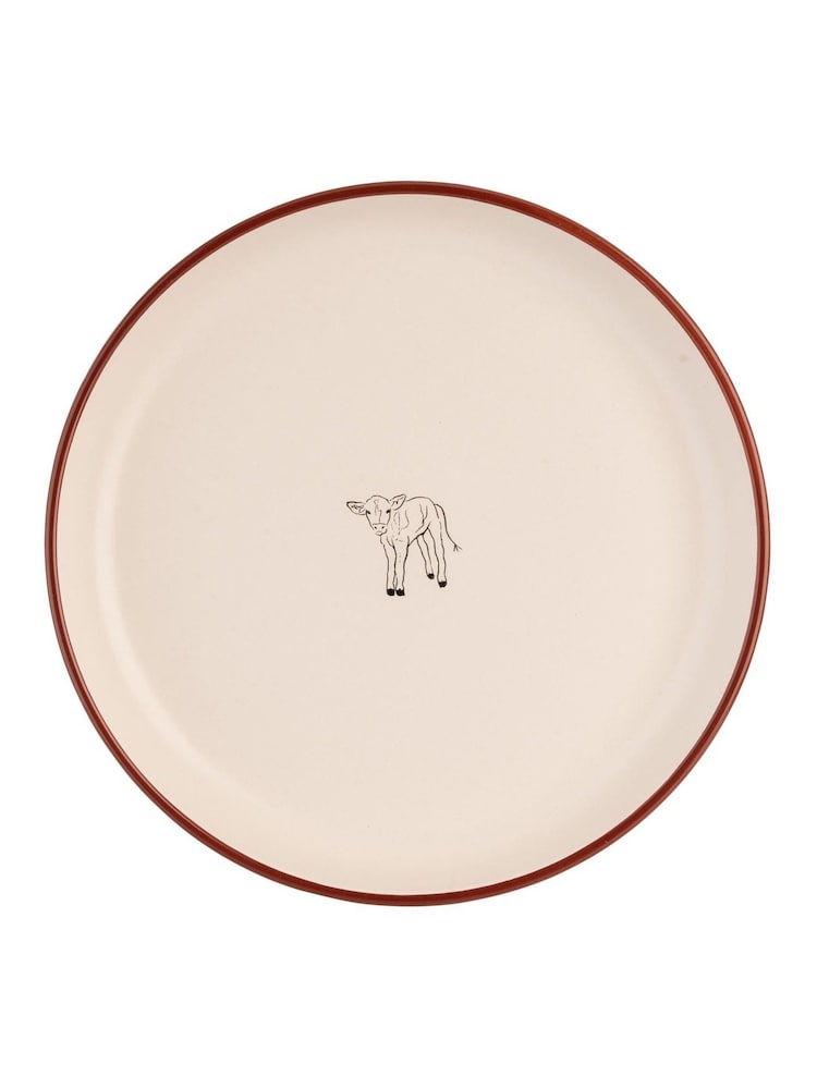 Woodbury Lane Natural Set of 4 Animal Side Plates - Image 5 of 5