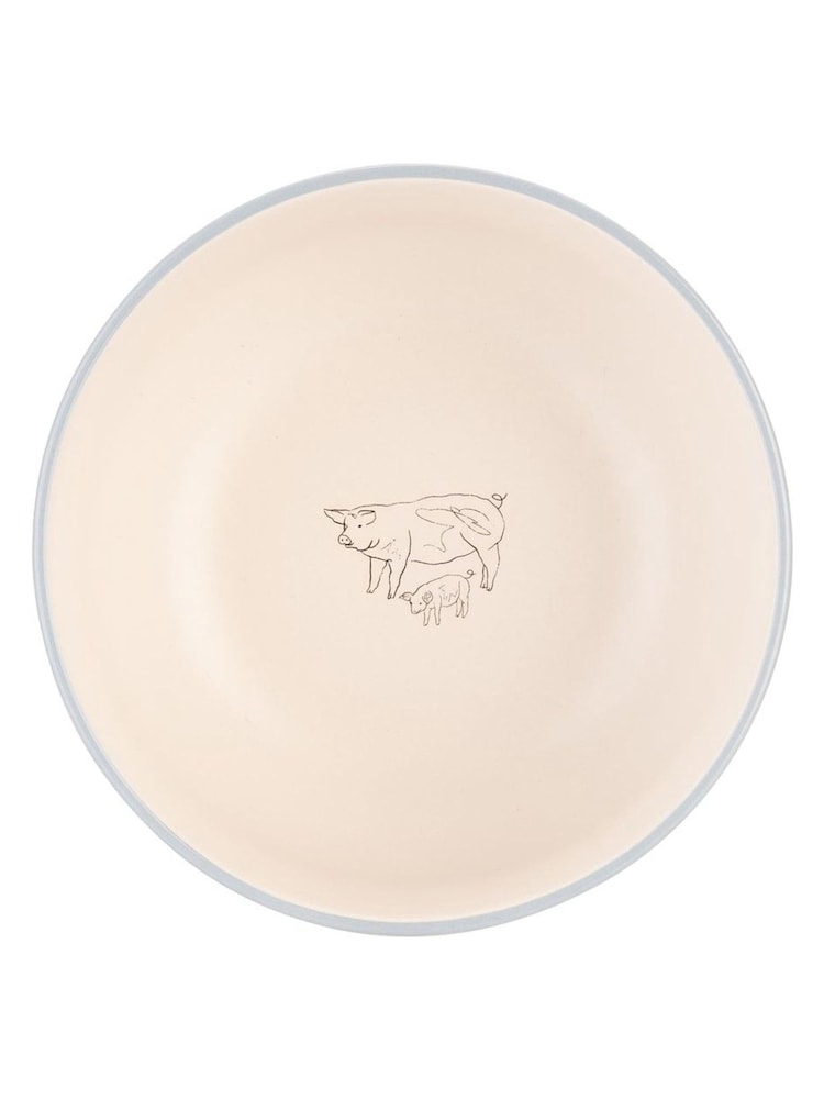 Woodbury Lane Natural Set of 4 Animal Cereal Bowls - Image 5 of 5