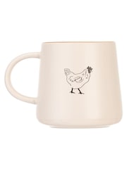 Woodbury Lane Set of 4 Natural Animal Mug - Image 2 of 5