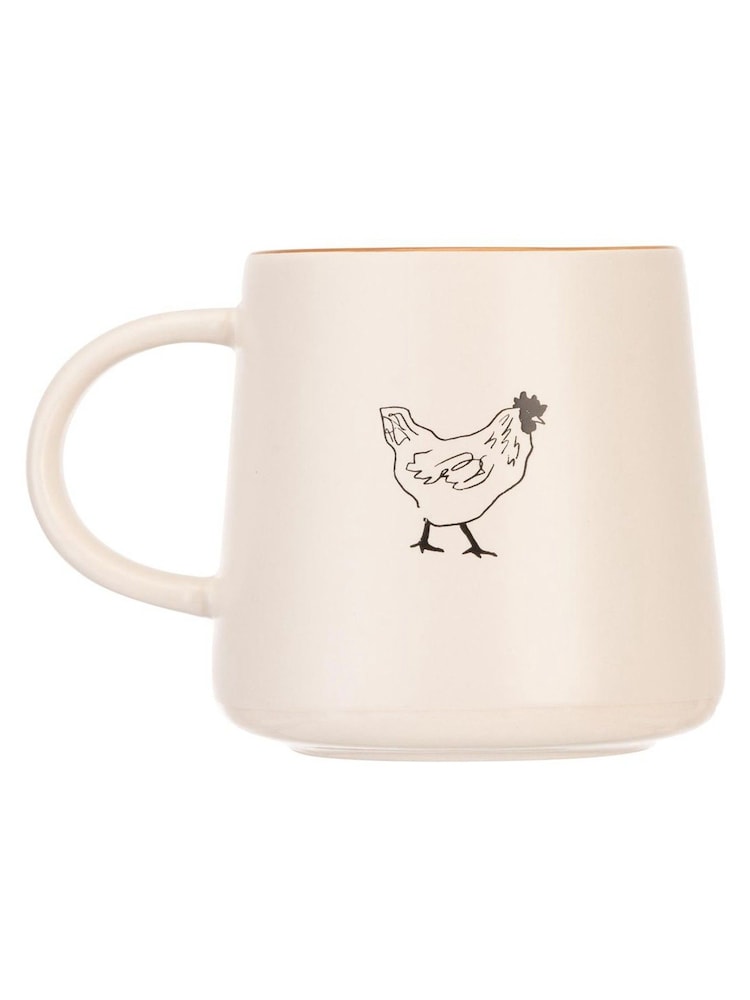 Woodbury Lane Set of 4 Natural Animal Mug - Image 2 of 5