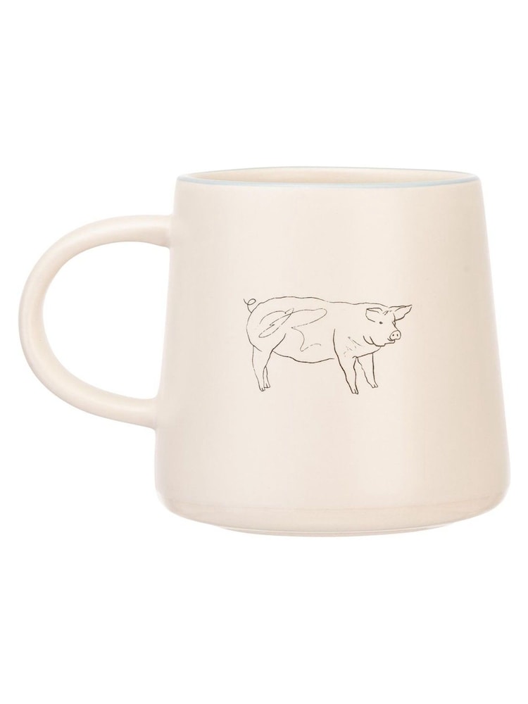 Woodbury Lane Set of 4 Natural Animal Mug - Image 5 of 5