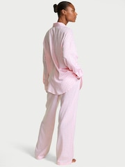 Victoria's Secret Pretty Blossom Pink Gingham Modal Long Pyjama Set - Image 2 of 2