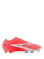New Balance Red Mens Furon Firm Ground Football Boots - Image 3 of 8