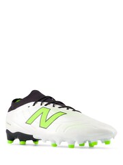 New Balance White Mens Tekala Firm Ground Football Boots - Image 5 of 8