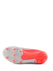 New Balance Red Kids Furon Firm Ground Football Boots - Image 8 of 8