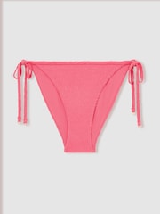 Reiss Harley Textured Side-Tie Bikini Bottoms - Imagen 2 de 4