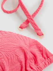 Top de bikini triangular texturizado Harley de Reiss - Imagen 4 de 4