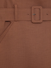Reiss Brown Fia Belted Mini Dress - Image 5 of 5