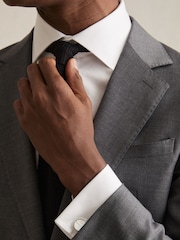 Reiss Silver Tone /Mop Ardley Cufflinks - Image 2 of 5