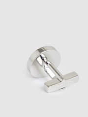 Reiss Silver Tone /Mop Ardley Cufflinks - Image 4 of 5