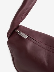 St Agni Red Soft Crescent Bag - Image 10 of 10