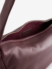 St Agni Red Soft Crescent Bag - Image 7 of 10