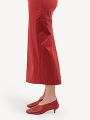 St Agni Red Soft Glove Ballet Flats - Image 4 of 4