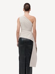 St Agni Cream Asymm Origami Top - Image 2 of 6