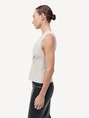 St Agni Cream Asymm Origami Top - Image 3 of 6