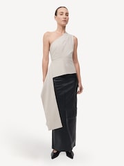 St Agni Cream Asymm Origami Top - Image 4 of 6