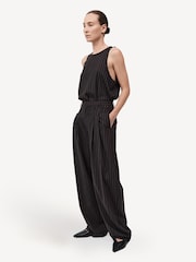 St Agni Brown Wool Pinstripe Tank - Image 2 of 7