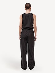 St Agni Brown Wool Pinstripe Tank - Image 4 of 7