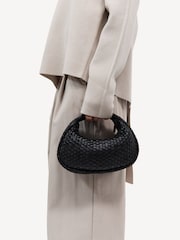 St Agni Black Lattice Weave Mini Bon Bon Bag - Image 1 of 3