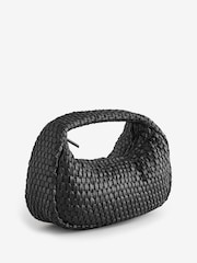St Agni Black Lattice Weave Mini Bon Bon Bag - Image 6 of 9