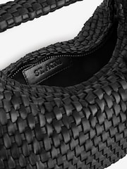 St Agni Black Lattice Weave Mini Bon Bon Bag - Image 7 of 9
