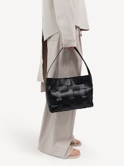 St Agni Black Woven Mini Tote - Image 1 of 4